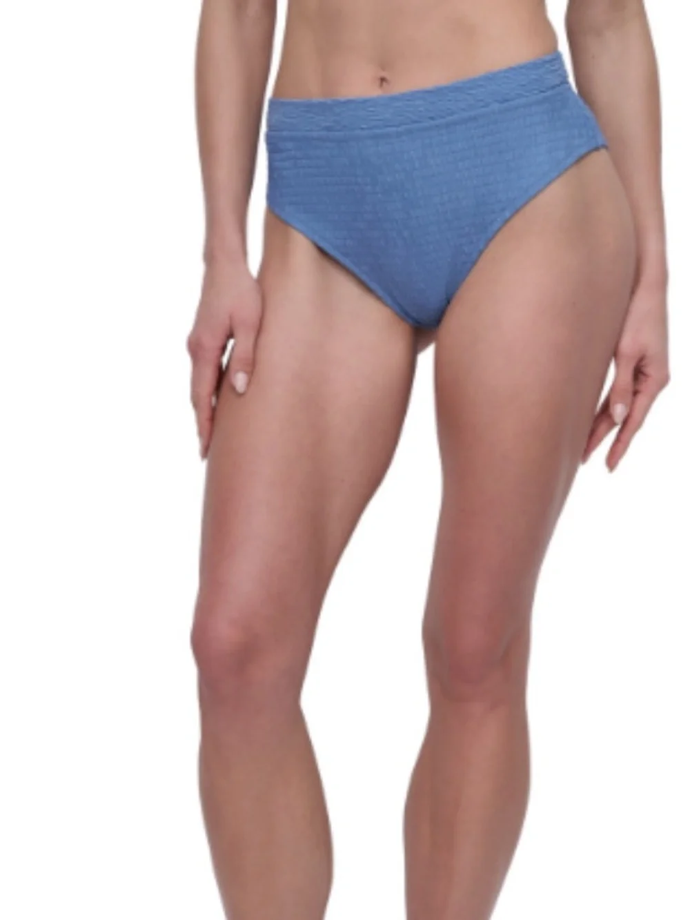 Dkny Women's High Waist Bikini Bottoms Blue Size L 1769